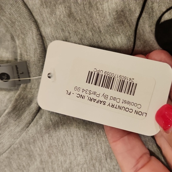 Next Level apparel "coolest dad by par" tee size L, new with tags! - Picture 4 of 8